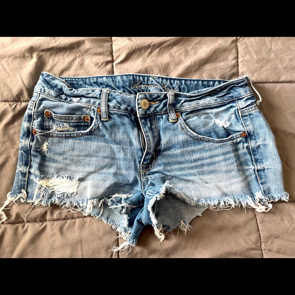 American eagle jean shorts
